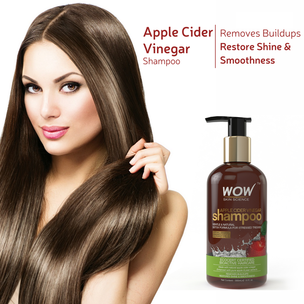 How is WOW apple cider vinegar shampoo? Does it stop hair fall, and is it good for the scalp?